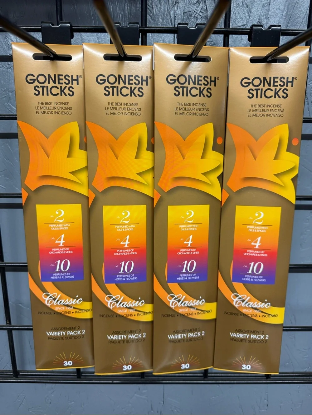 GONESH Classic Variety Pack 2 Incense Sticks - -4 packs -total 120 sticks - Picture 5 of 6